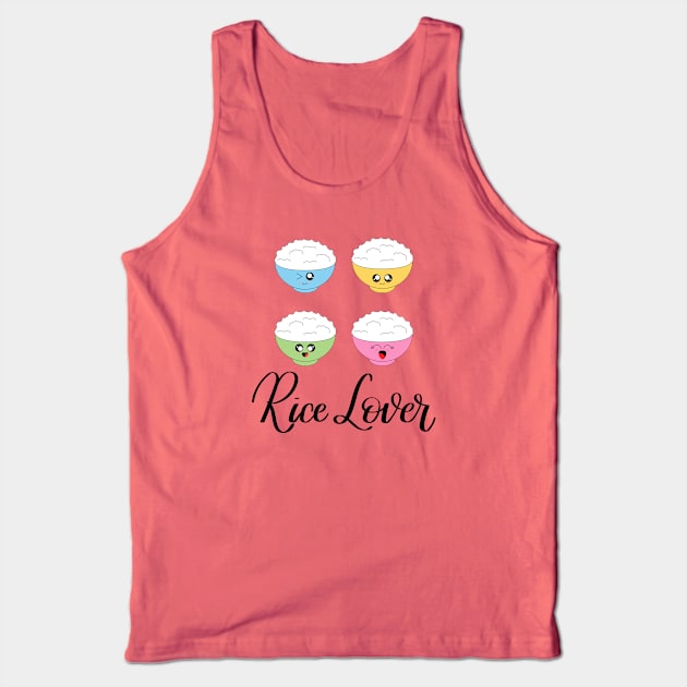 Rice Lover Tank Top by Kelly Gigi